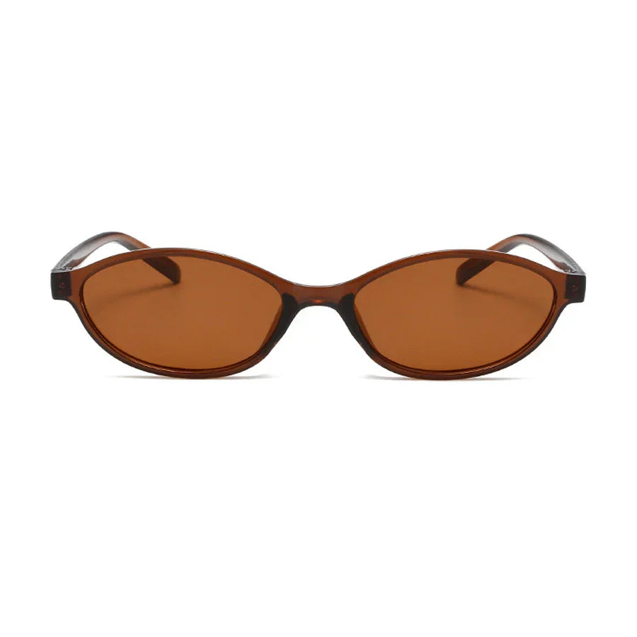 Retro Oval Cat Eye Sunglasses